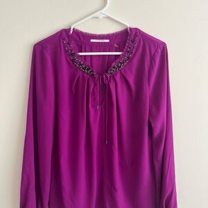 Tahari Long-sleeved Blouse
